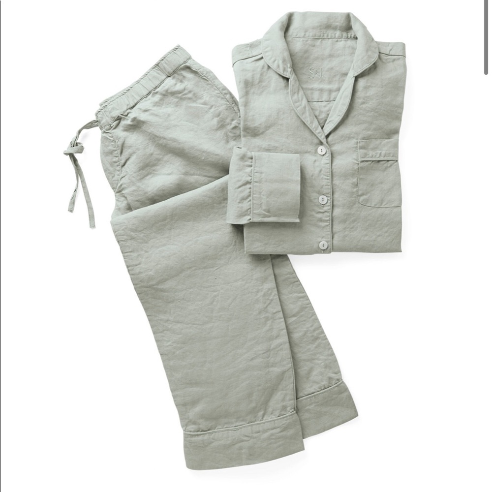 NWT Serena and Lily pajama set, eucalyptus color